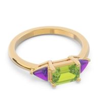 East-West Three Stone Samantara Ring