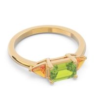 East-West Three Stone Samantara Ring