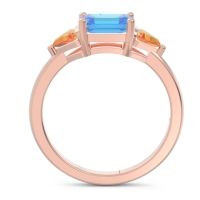 East-West Three Stone Samantara Ring