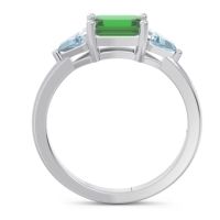 East-West Three Stone Samantara Ring