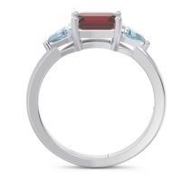 East-West Three Stone Samantara Ring