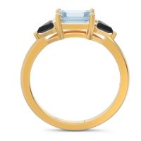 East-West Three Stone Samantara Ring