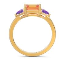 East-West Three Stone Samantara Ring