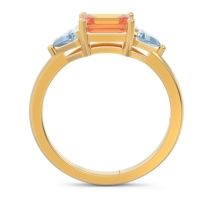 East-West Three Stone Samantara Ring