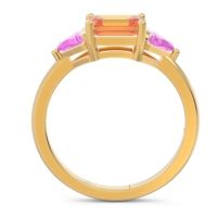 East-West Three Stone Samantara Ring
