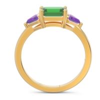 East-West Three Stone Samantara Ring