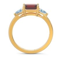 East-West Three Stone Samantara Ring