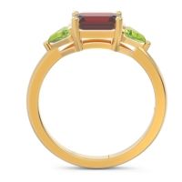 East-West Three Stone Samantara Ring