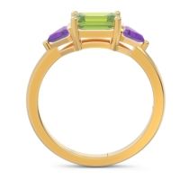 East-West Three Stone Samantara Ring