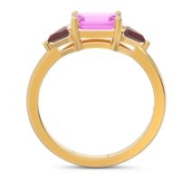 East-West Three Stone Samantara Ring