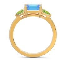 East-West Three Stone Samantara Ring
