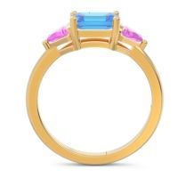 East-West Three Stone Samantara Ring