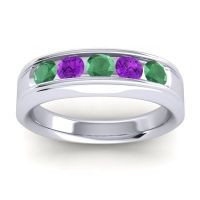 Men's Channel Tapered 7mm Band