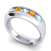Men's Channel Tapered 7mm Band