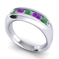 Men's Channel Tapered 7mm Band