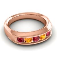 Men's Channel Tapered 7mm Band