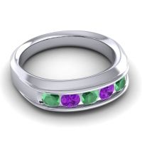 Men's Channel Tapered 7mm Band