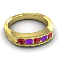 Men's Channel Tapered 7mm Band