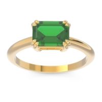 East-West Solitaire Pazu Ring