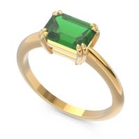 East-West Solitaire Pazu Ring