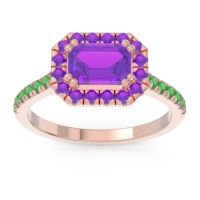 East-West Halo Zari Ring