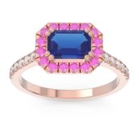 East-West Halo Zari Ring