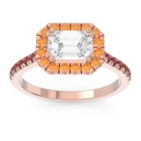 East-West Halo Zari Ring