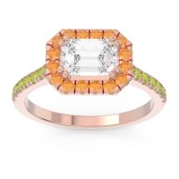 East-West Halo Zari Ring