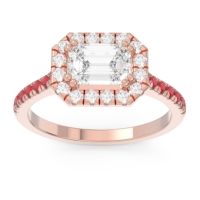 East-West Halo Zari Ring
