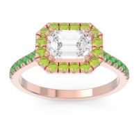 East-West Halo Zari Ring
