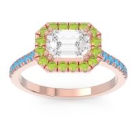 East-West Halo Zari Ring