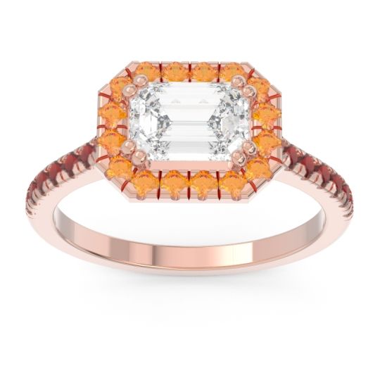 East-West Halo Zari Ring
