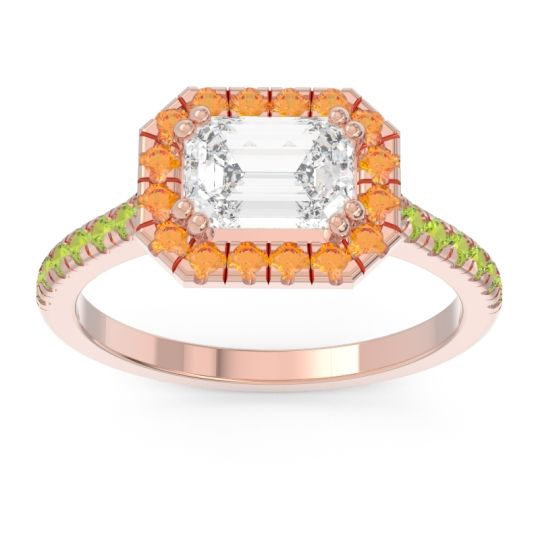 East-West Halo Zari Ring