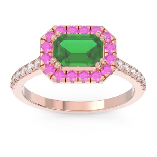 East-West Halo Zari Ring