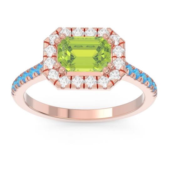 East-West Halo Zari Ring