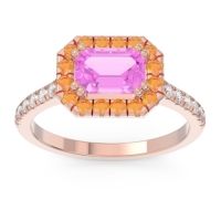 East-West Halo Zari Ring