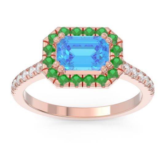 East-West Halo Zari Ring