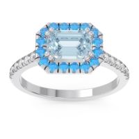 East-West Halo Zari Ring