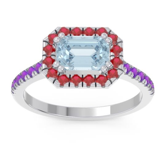 East-West Halo Zari Ring