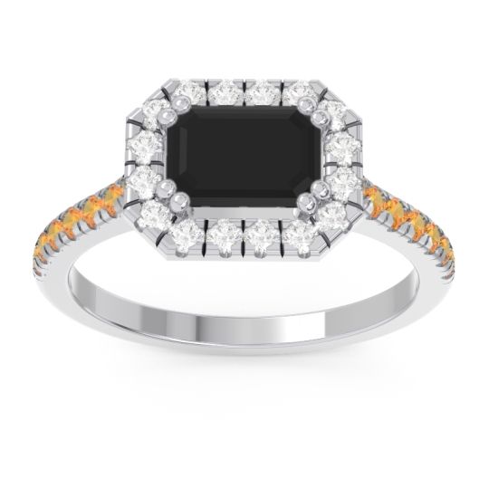 East-West Halo Zari Ring