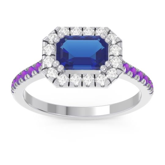 East-West Halo Zari Ring