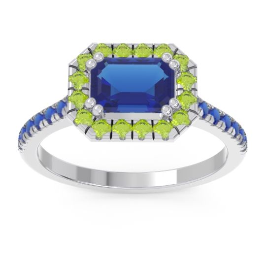 East-West Halo Zari Ring