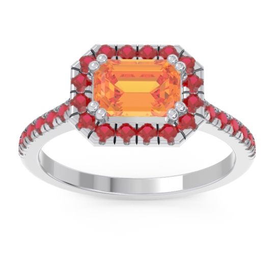 East-West Halo Zari Ring