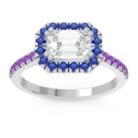 East-West Halo Zari Ring
