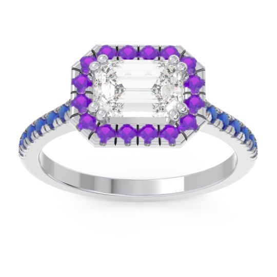 East-West Halo Zari Ring
