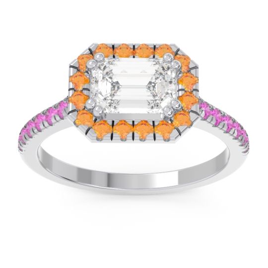 East-West Halo Zari Ring