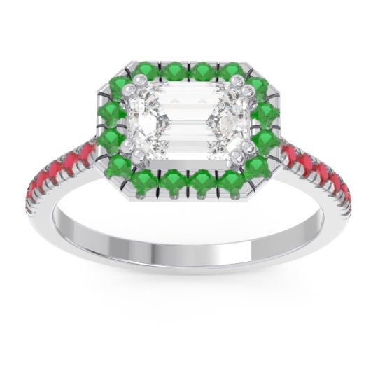 East-West Halo Zari Ring