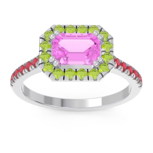 East-West Halo Zari Ring