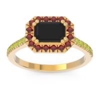 East-West Halo Zari Ring