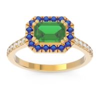 East-West Halo Zari Ring